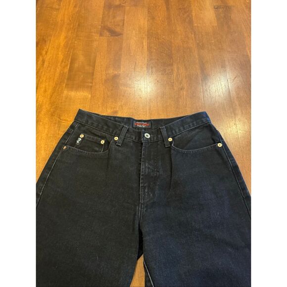 Woman’s vintage Y2K 90ies Guess high rise jeans size 29 waist black - Picture 2 of 6